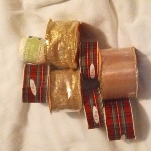 🎀 8 Piece Christmas Ribbon Lot🎀